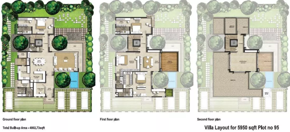   Fortius Under the Sun4 BHK Floor Plan